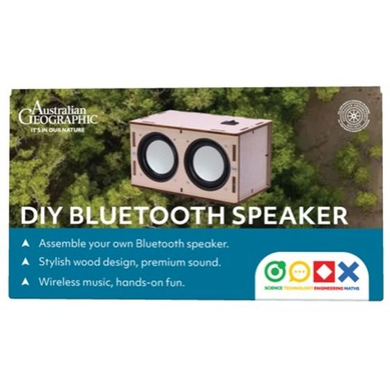 Australian Geographic Eco Workshop – Bluetooth Speaker Building Kit, Ages 8+
