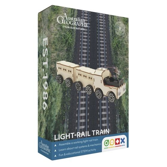 Australian Geographic Eco Workshop Train – Build & Learn Sustainability Kit (Ages 8+)