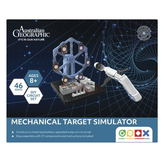 Australian Geographic STEM Rotating Target – Motion & Precision Engineering Toy for Kids 8+