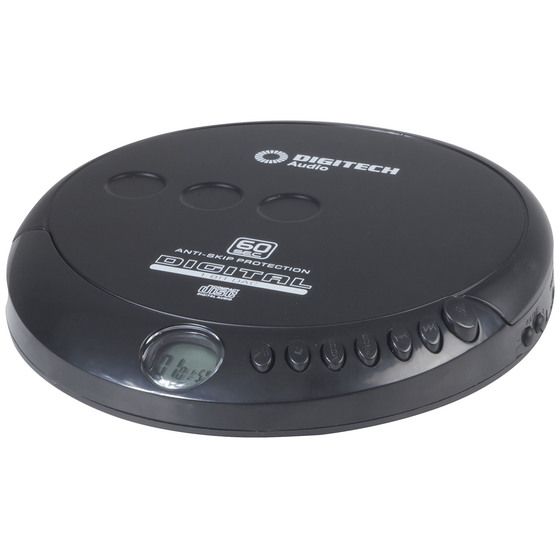 Jaycar Portable CD Player – 60-Second Anti-Skip, AA Battery Powered with Earphones