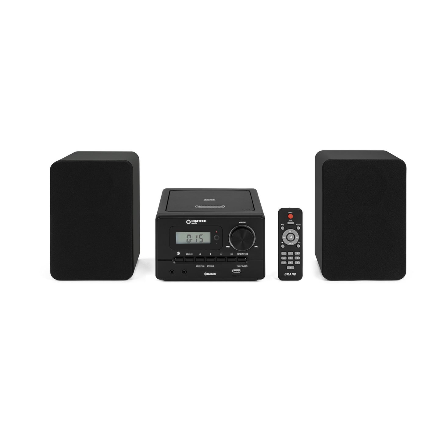 Micro Hi-Fi System with CD Bluetooth AM/FM & USB