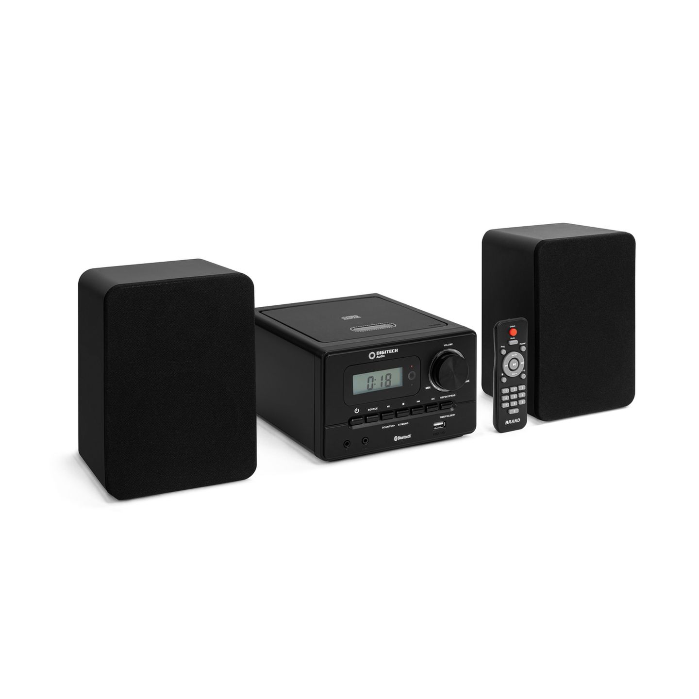 Micro Hi-Fi System with CD Bluetooth AM/FM &amp; USB