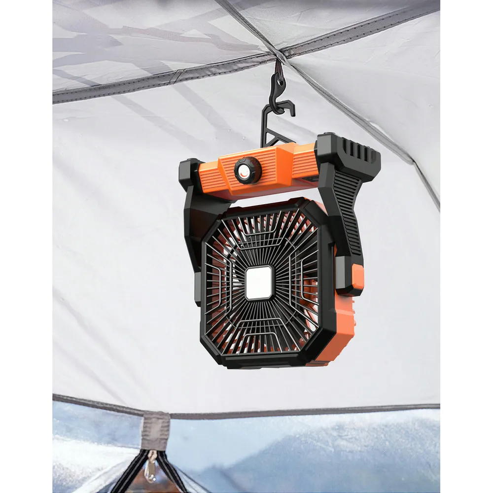 Portable Rechargeable Camping Fan with Power Storage | Jaycar Australia
