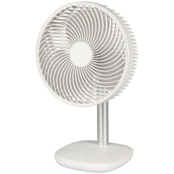 6 Inch Rechargeable Desktop Fan – 4 Speeds, 45° Tilt, USB Charging