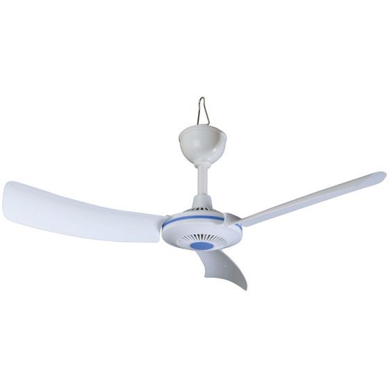 ROVIN 12V Portable Ceiling Fan with Battery Clamps – Hangs on Any Hook