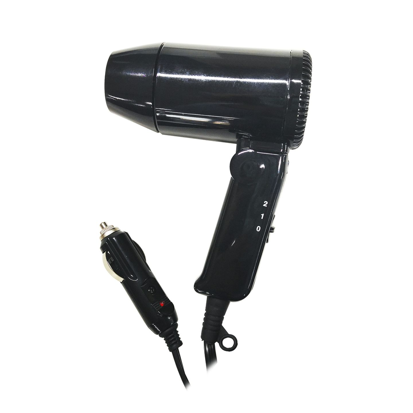 12V Hair Dryer with 2 speed and heat settings