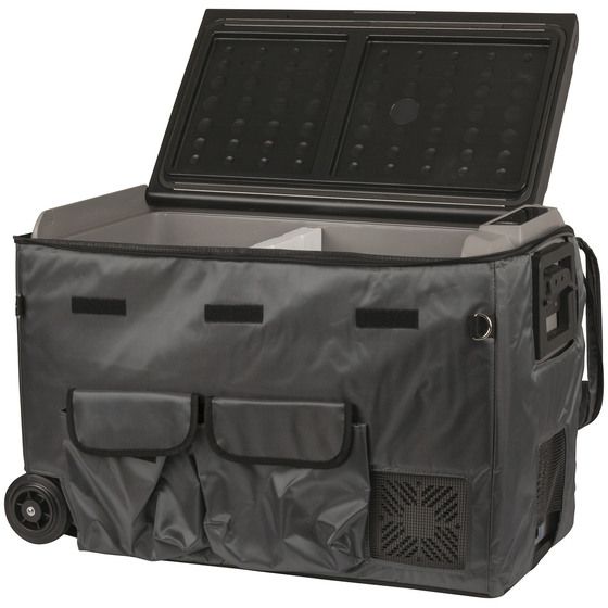 GREY INSULATED COVER FOR 50L BRASS MONKEY PORTABLE FRIDGE/FREEZER
