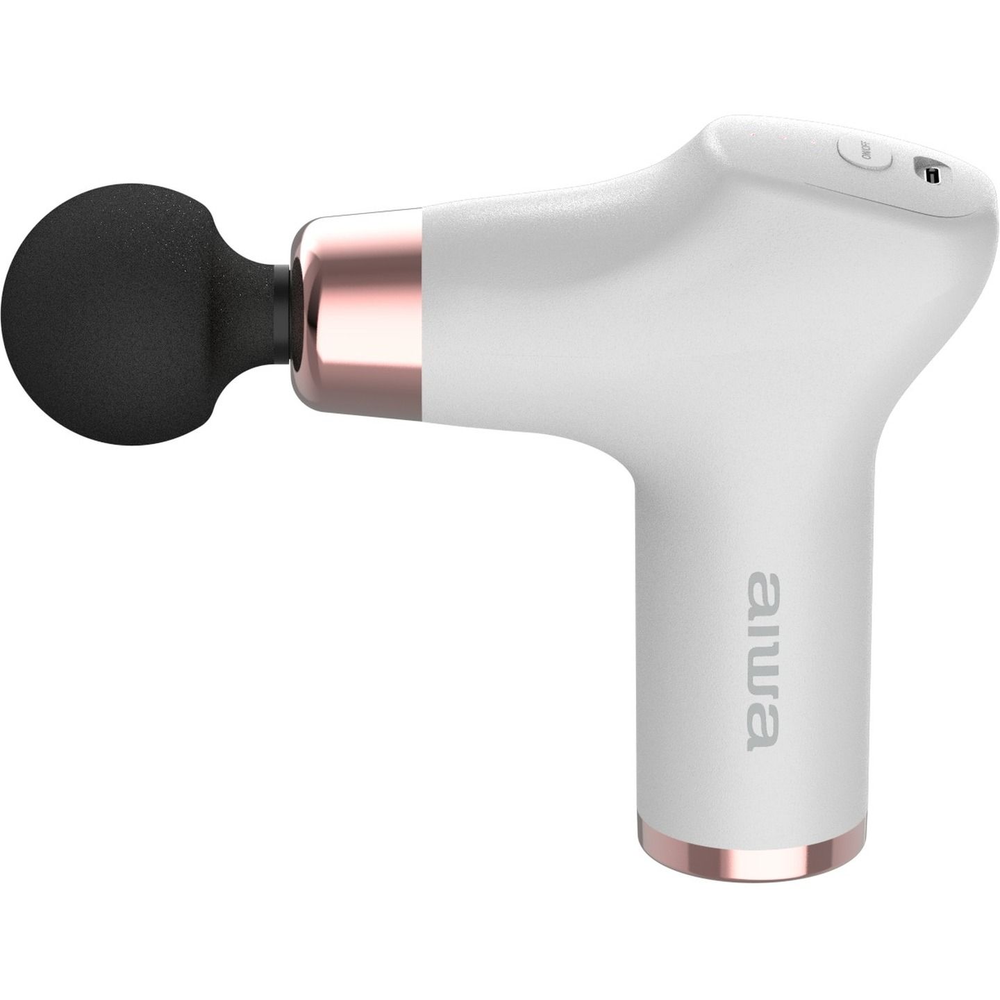 Aiwa White Hand Held Portable Massage Gun