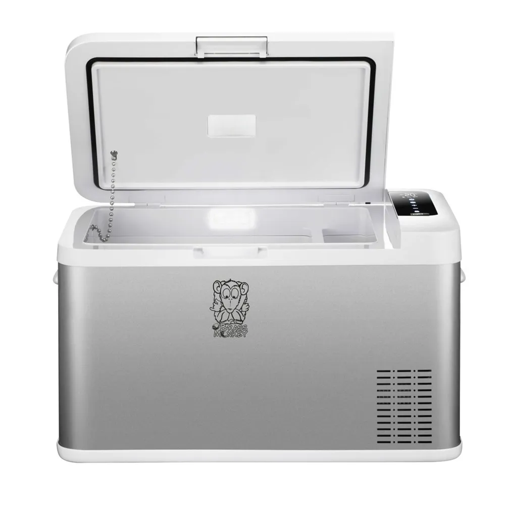 25L Brass Monkey Portable Fridge/Freezer with Metal Case Jaycar Australia