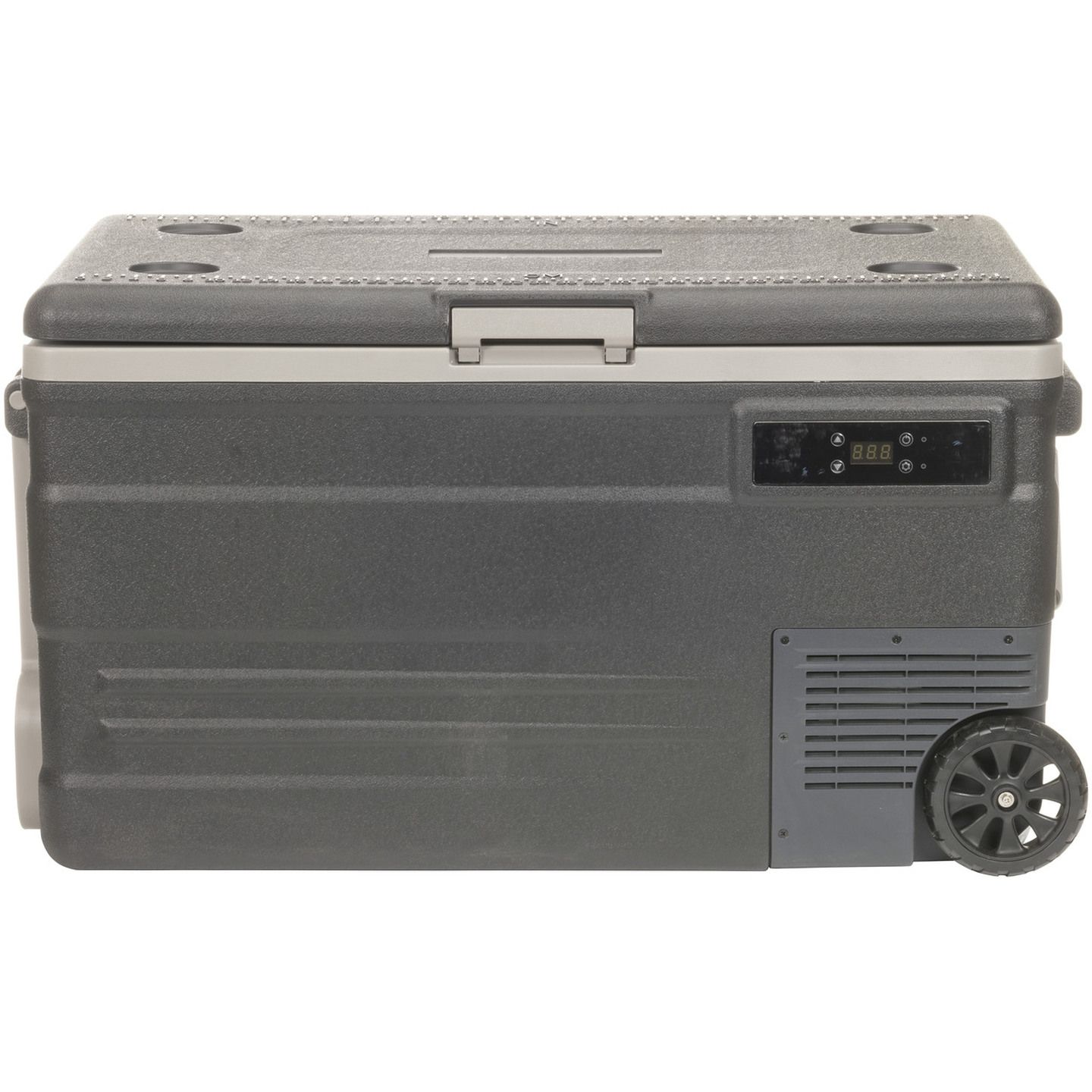 74L Brass Monkey Portable Low Profile Single Zone Fridge/Freezer with Wheels