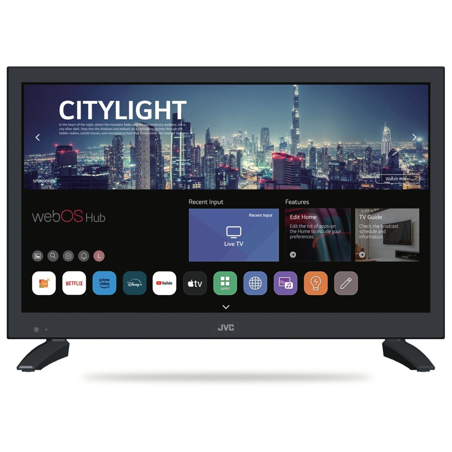 JVC 19 HD LED Smart TV 12V DC LG WebOS  