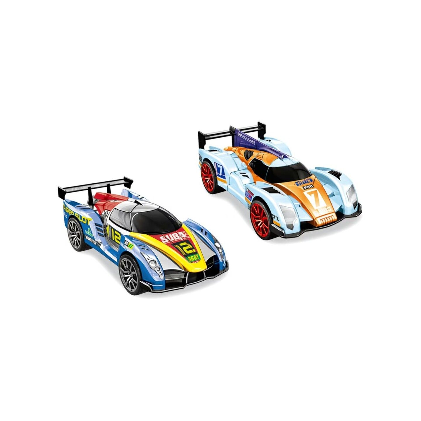 1:43 Scale R/C Slot Car Set with Jump