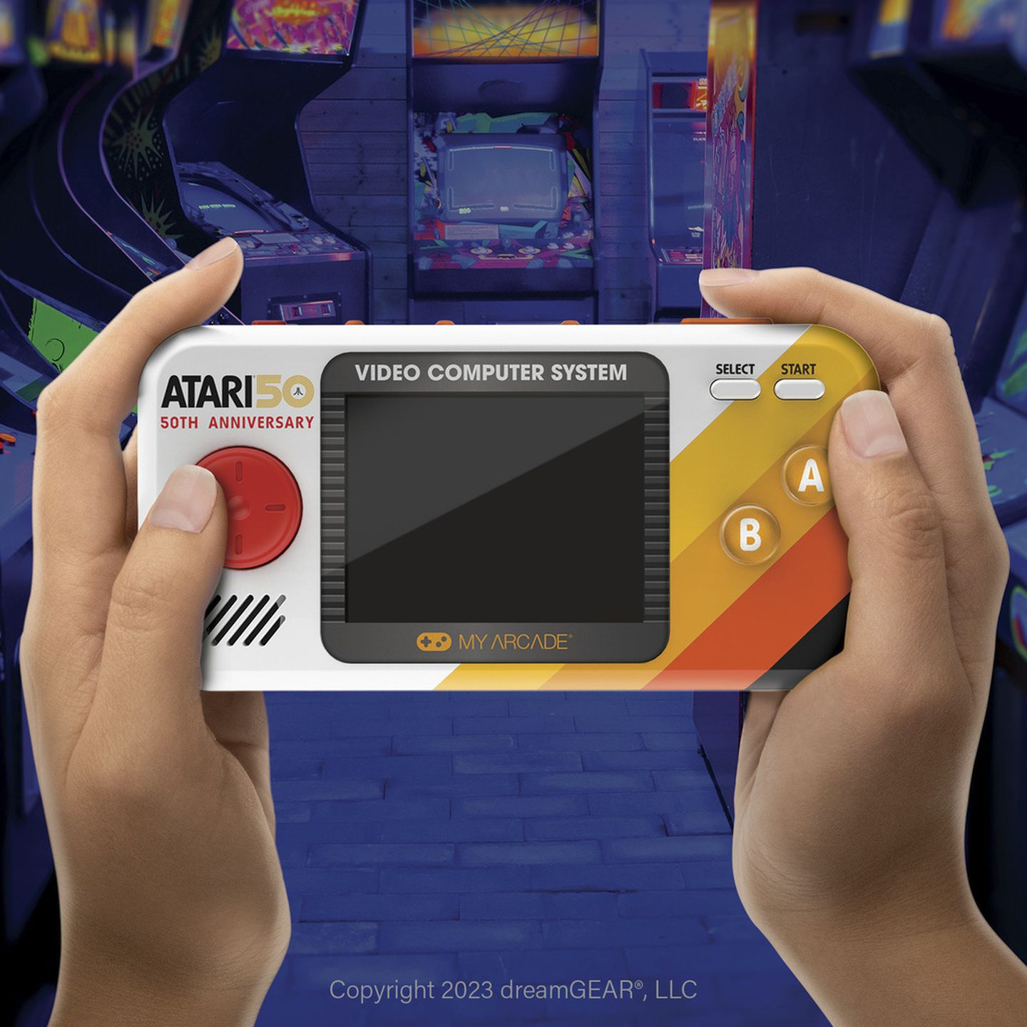 Atari Licensed Handheld Arcade Game Console with 100 games