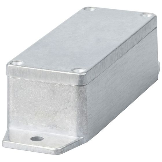 IP65 SEALED DIECAST ALUMINIUM BOXES - FLANGED - 90(W)X36(D)X30(H)MM