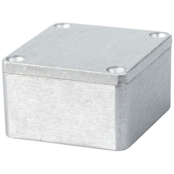 Jaycar Sealed Diecast Aluminium Enclosure 64 x 58 x 35mm – IP65, EMI/RFI Shielding, PCB Guide Slots