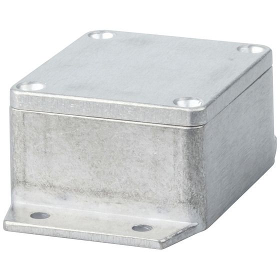 Jaycar IP65 Flanged Diecast Aluminium Enclosure 64 x 58 x 35mm – Wall Mount, PCB Racks & Guides