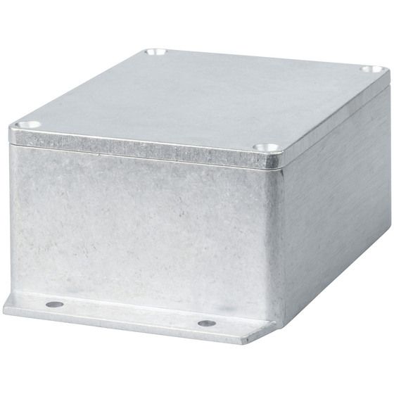 Jaycar IP65 Sealed Die-Cast Aluminium Enclosure – Flanged Wall-Mount, 115 × 90 × 55 mm