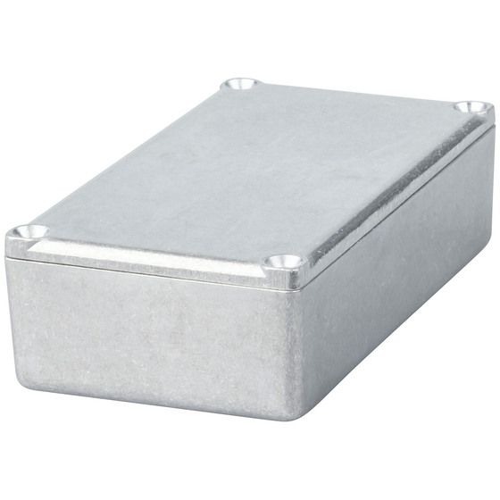 Jaycar Economy Die-Cast Aluminium Box – EMI/RFI Shield, Weatherproof, 111 × 60 × 30 mm