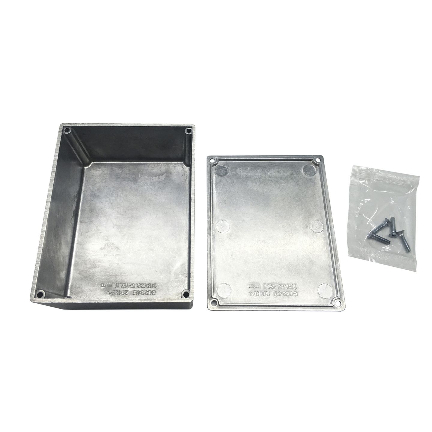 Economy Die-cast Aluminium Boxes - 119 x 93.5 x 56.5mm