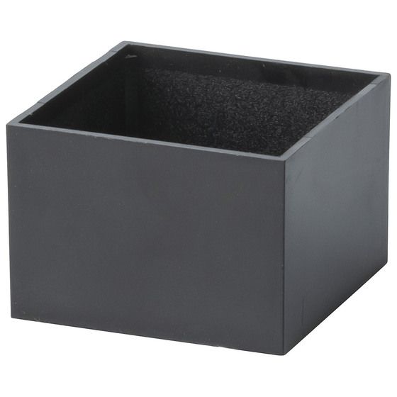 Jaycar Enclosure Potting Box 38.8 x 38.8 x 26.5mm – Black High-Impact ABS, UL-94HB | HB5202