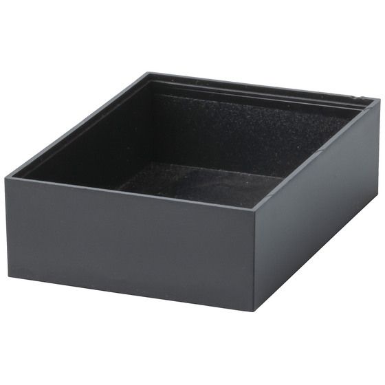Jaycar Enclosure Potting Box 70.5 x 50.5 x 20mm – Black High-Impact ABS, UL-94HB | HB5204