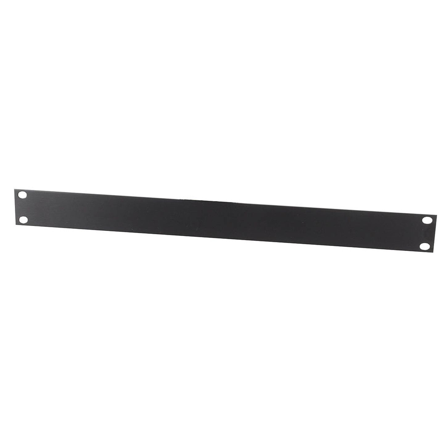 ALuminium 44mm 1U Rack Cabinet Panel - Black Finish