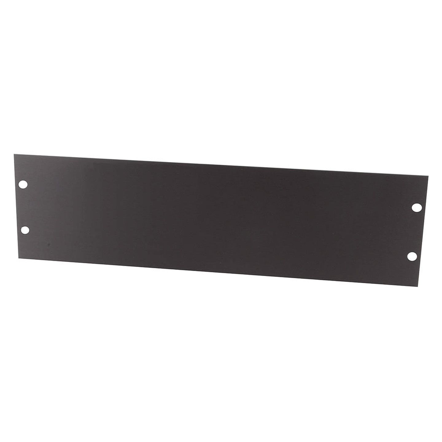 Aluminium 132mm 3U Rack Cabinet Panel - Black Finish