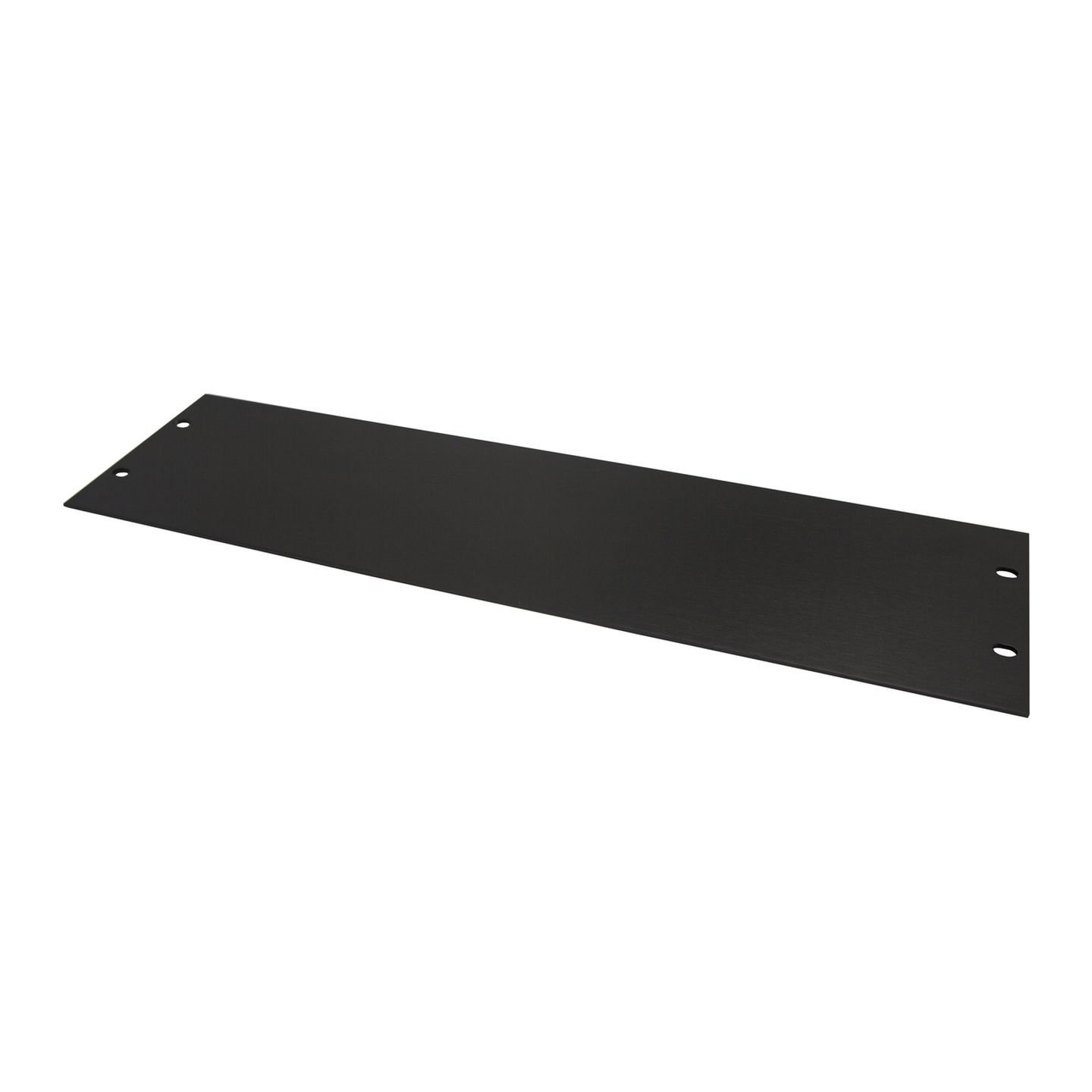 Aluminium 132mm 3U Rack Cabinet Panel - Black Finish