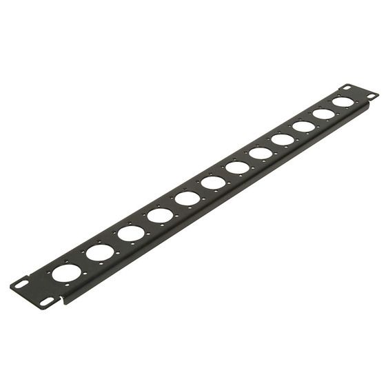 Jaycar 1U 12 x XLR Socket Rack Panel – Clean Audio Connections | HB5436