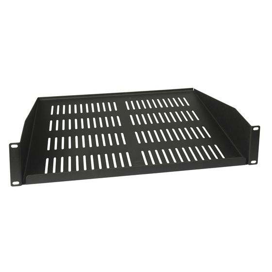 Jaycar 2U Fixed Rack Shelf – 20kg Load, Ventilated | HB-5180 & HB-5182 Compatible | HB5454