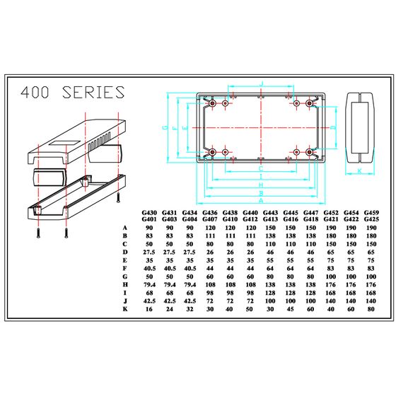 Jaycar ABS Industrial Enclosure 90 x 50 x 32mm – Light Grey, IP54 Dust & Moisture Protection