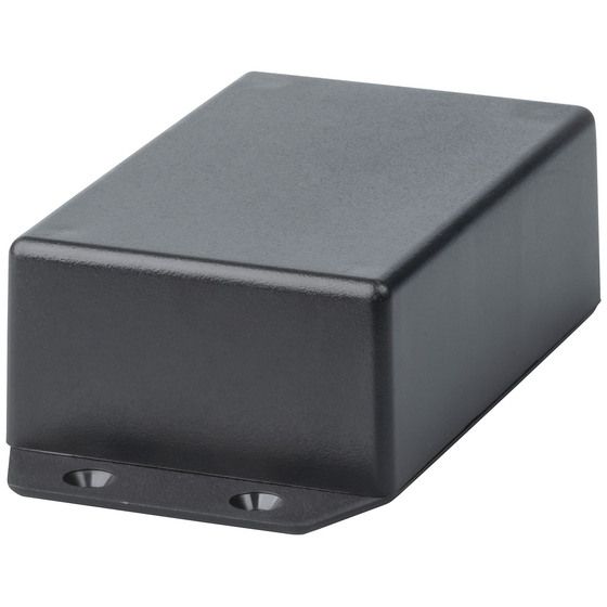 Jaycar Jiffy Box Black with Mounting Flange – 83 × 54 × 31mm – UB5