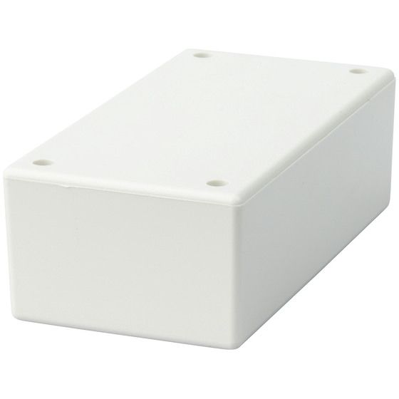Jaycar Jiffy Box Grey – 130 × 68 × 44mm – ABS Enclosure with Drill Grid