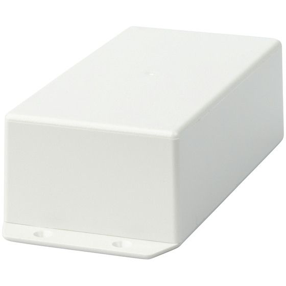 JIFFY BOX - GREY UB3 WITH MOUNTING FLANGE - 130X67X44MM