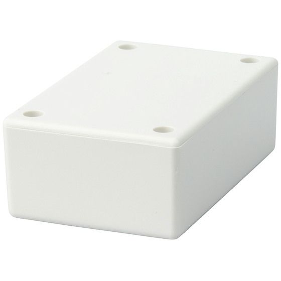 Jaycar Jiffy Box Grey – 83 × 54 × 31mm – ABS Enclosure with Drill Grid