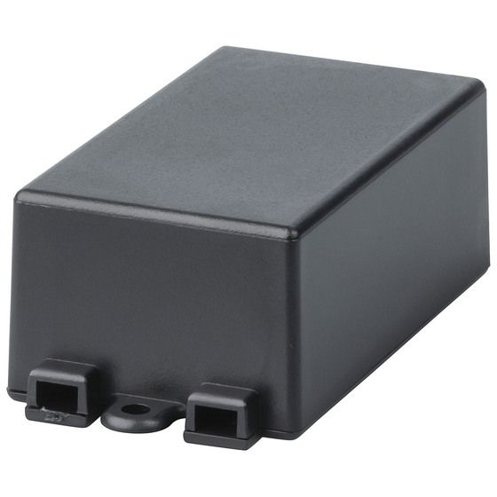 Jaycar Bulkhead Enclosure – Black, 65 × 38 × 27mm