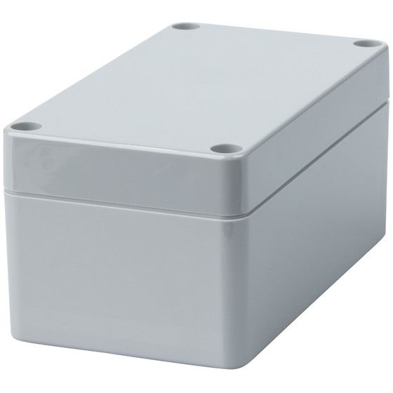 Jaycar Sealed ABS Enclosure 115 x 65 x 55mm – EPDM Gasket, Vertical PCB Guide Slots