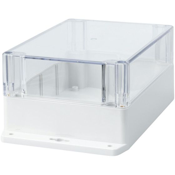 Sealed Polycarbonate Enclosure with Mounting Flange | 171 x 121 x 80mm | JAYCAR