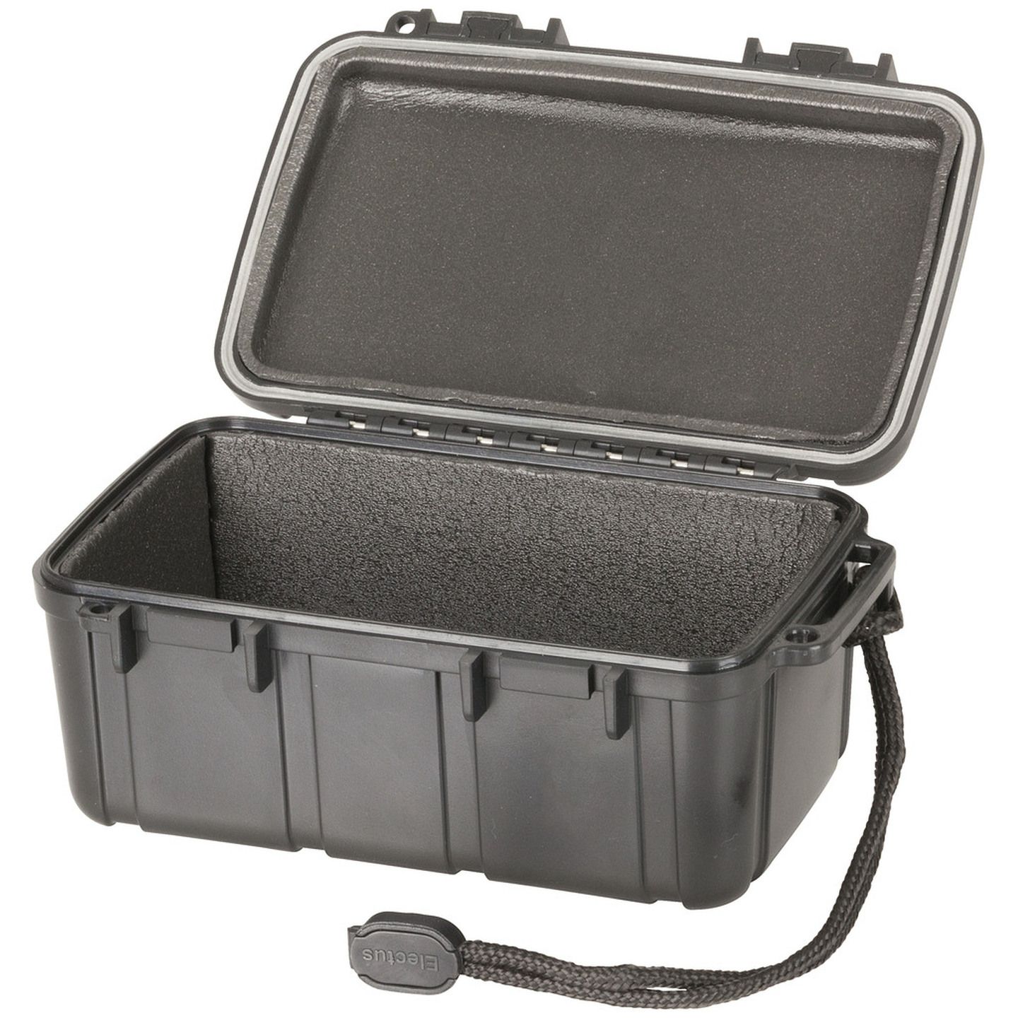 Black Waterproof ABS Plastic Case - 182 x 120 x 75mm