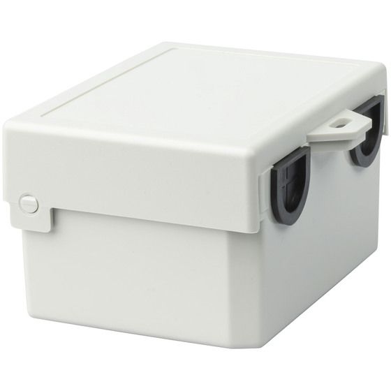 Jaycar Snap-In Enclosure Grey 91 x 122 x 69mm – Tool-Free ABS Housing with Cable Entry and PCB Bosses