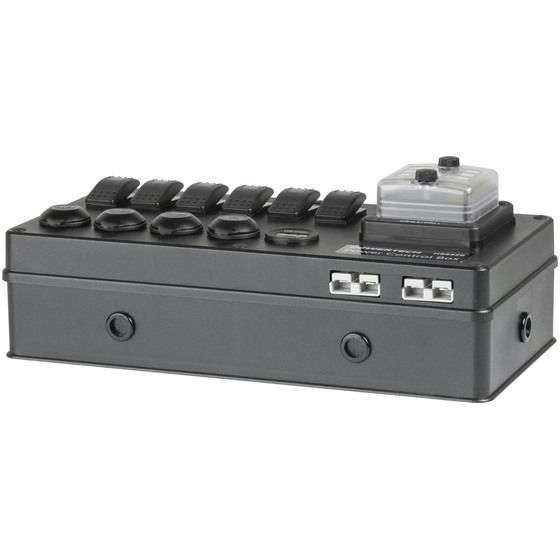 Powertech DC Control Box for External Battery with Voltage Display | Jaycar