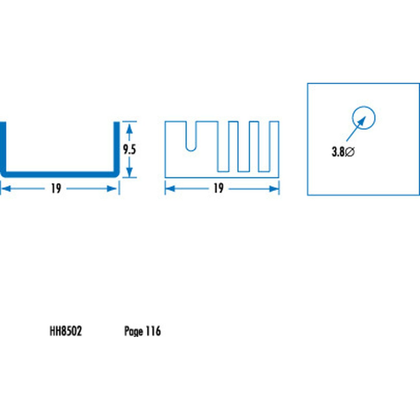 TO-220 Mini 6073B Type Heatsink