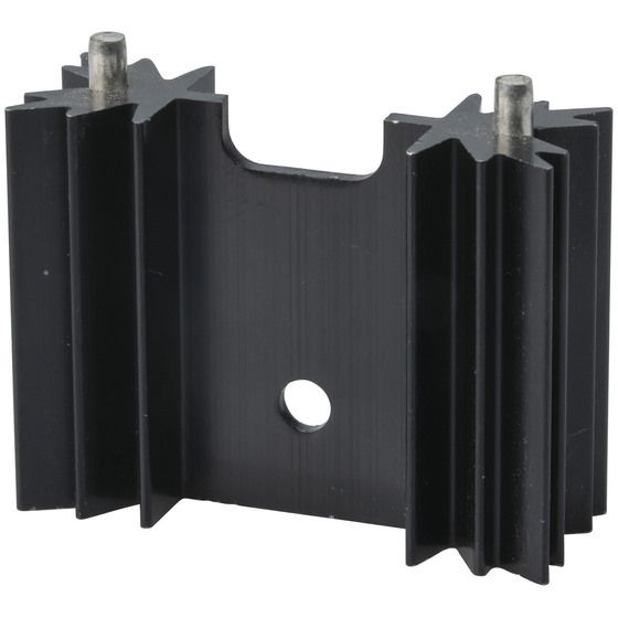 JAYCAR PCB Mount TO-3P Heatsink – 25mm High, 2-Pin, Fits TO-220 (HH8520)