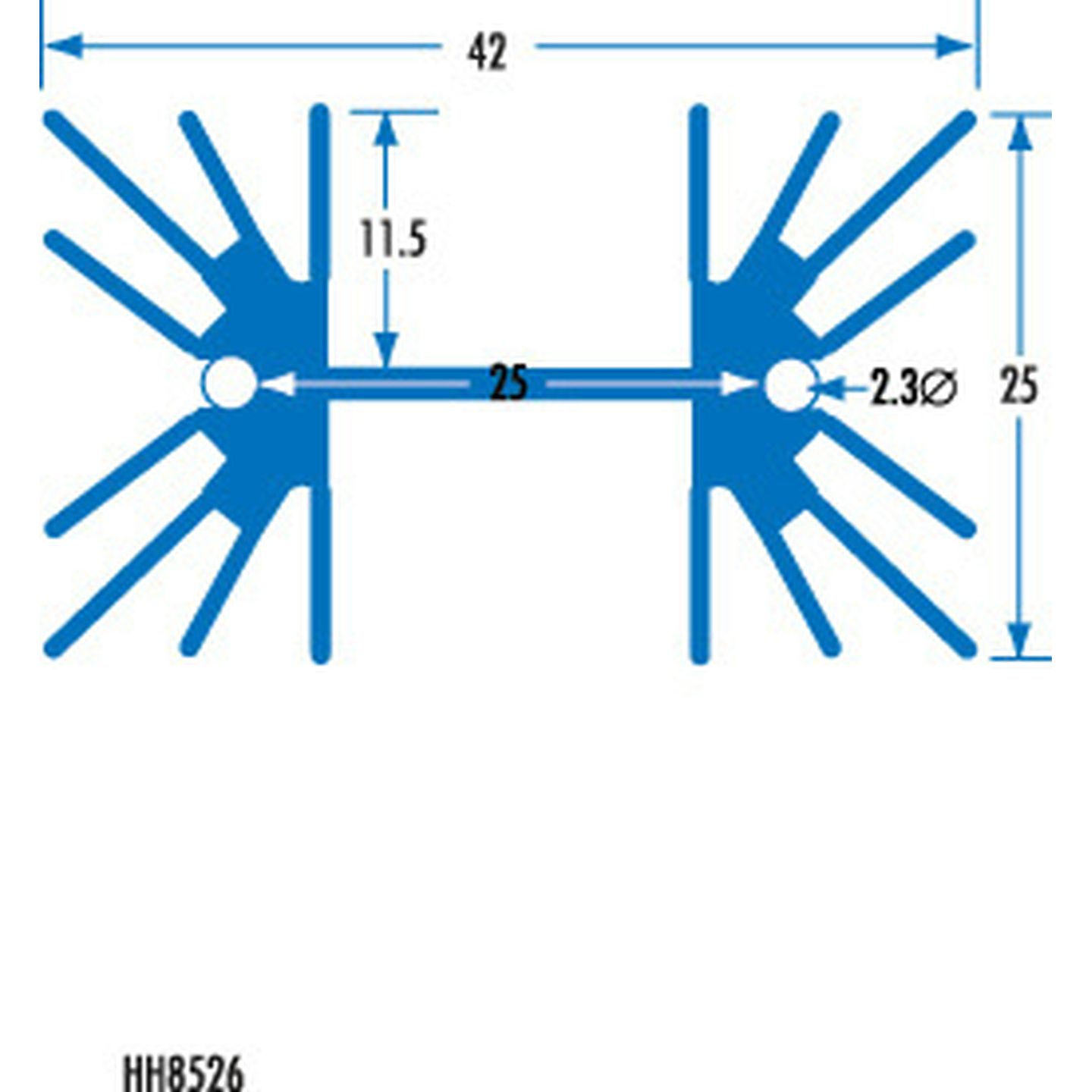 Heavy Duty TO-3P Heatsink ML97 Type