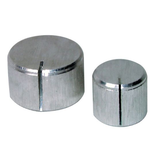16mm Brushed Aluminium Knob – Engraved Pointer, Hi-Fi Grade | Jaycar