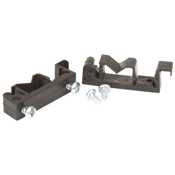 Jaycar DIN Rail Mount Enclosure Bracket – Pair with Self-Tapping Screws Included