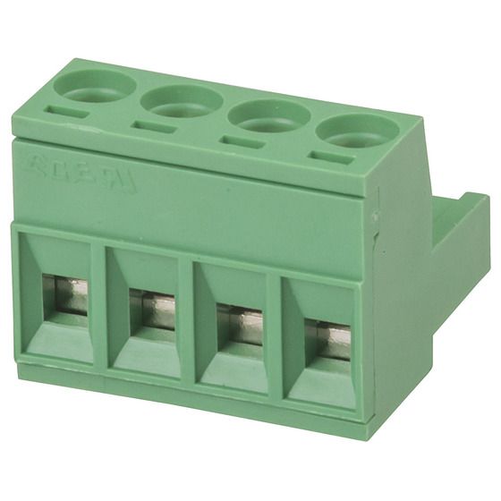 4 Pole PC Mount Pluggable Terminal Block Socket 5.08mm Pitch | Jaycar