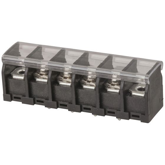 4 Way PCB Terminal Barrier with Transparent Cover – 12-22 AWG, UL 94V-0 | Jaycar HM3162