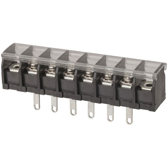 TERMINAL BARRIER PANEL WITH CLEAR COVER 6 WAY