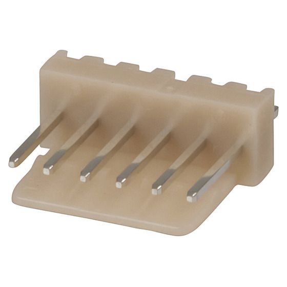 6-Pin Straight Locking PCB Header – 2.54mm Pitch | Jaycar HM3416